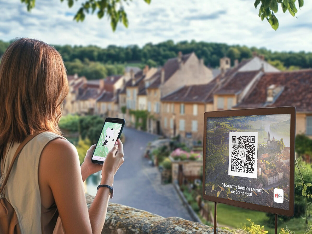 Genius Loci Pro discover village QR code