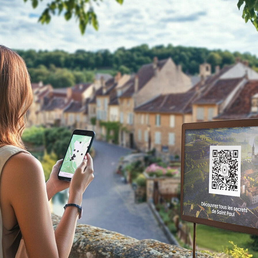 Genius Loci Pro discover village QR code