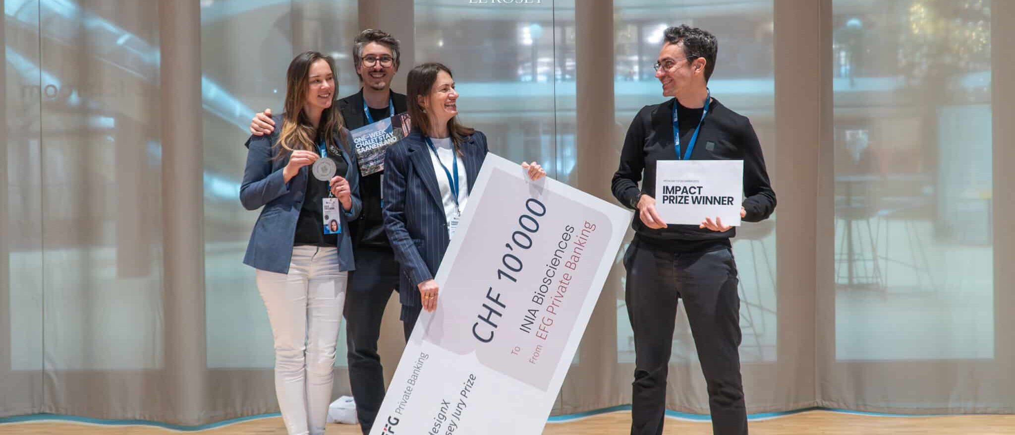 Winners MITdesignX Genius Loci - Audience Prize / Inia Bioscience - Jury Prize / Vaulted - Impact Prize