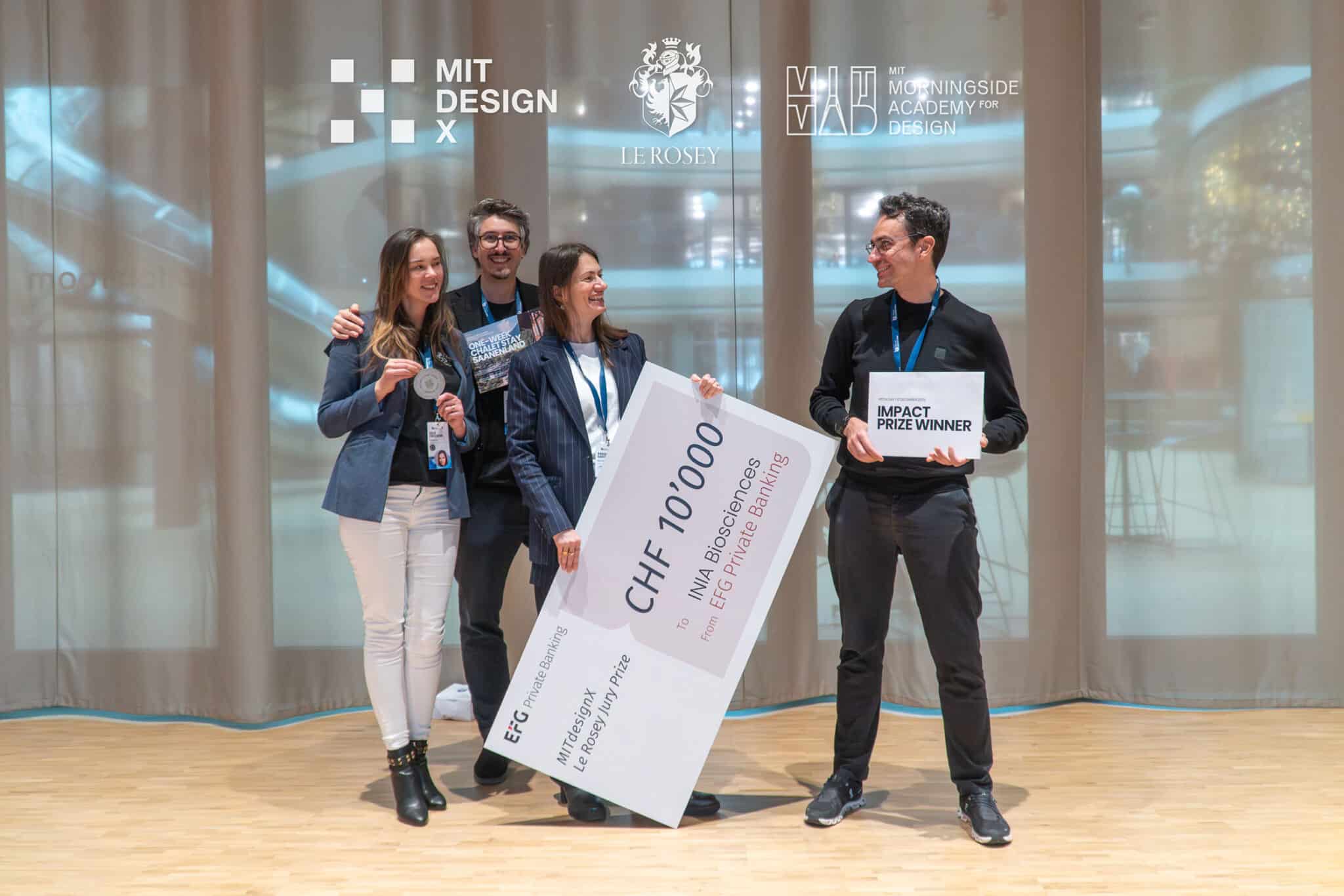 Winners MITdesignX Genius Loci - Audience Prize / Inia Bioscience - Jury Prize / Vaulted - Impact Prize