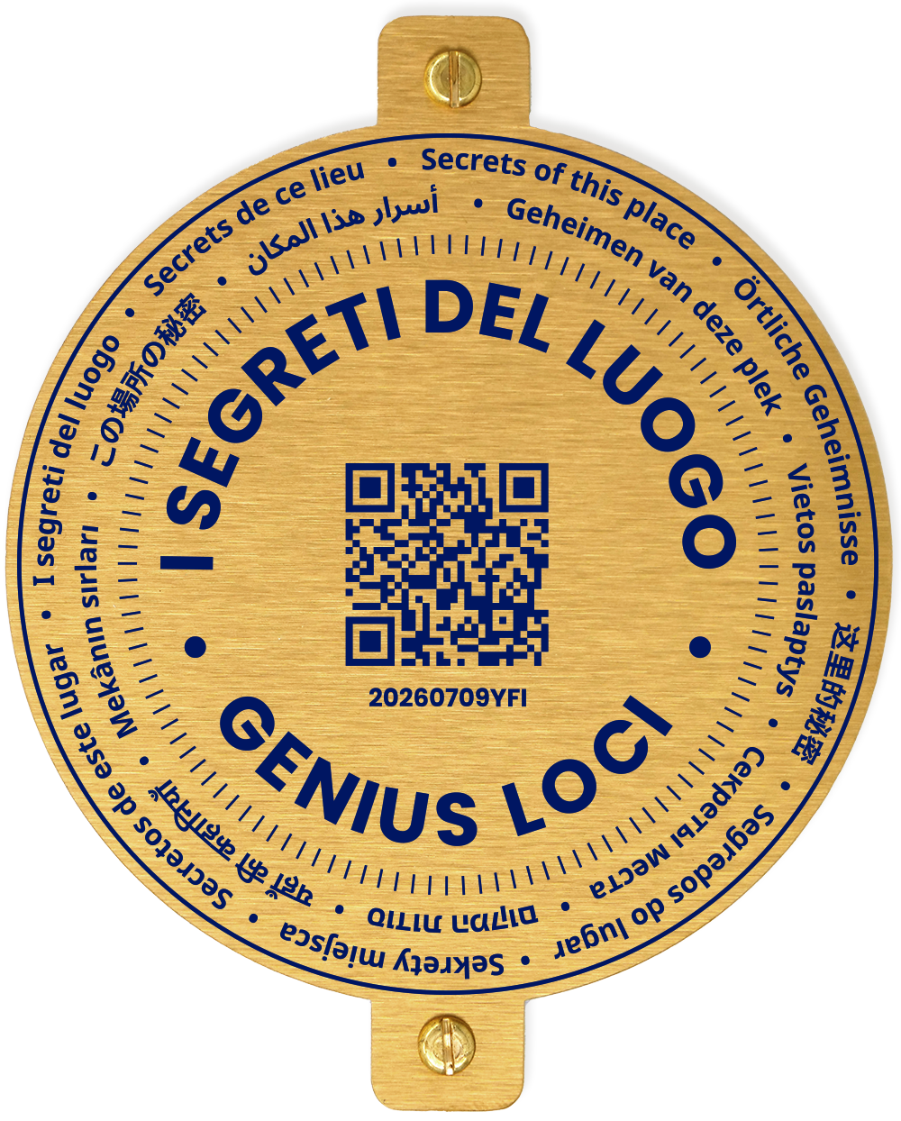 Genius loci Medaglia d&rsquo;oro