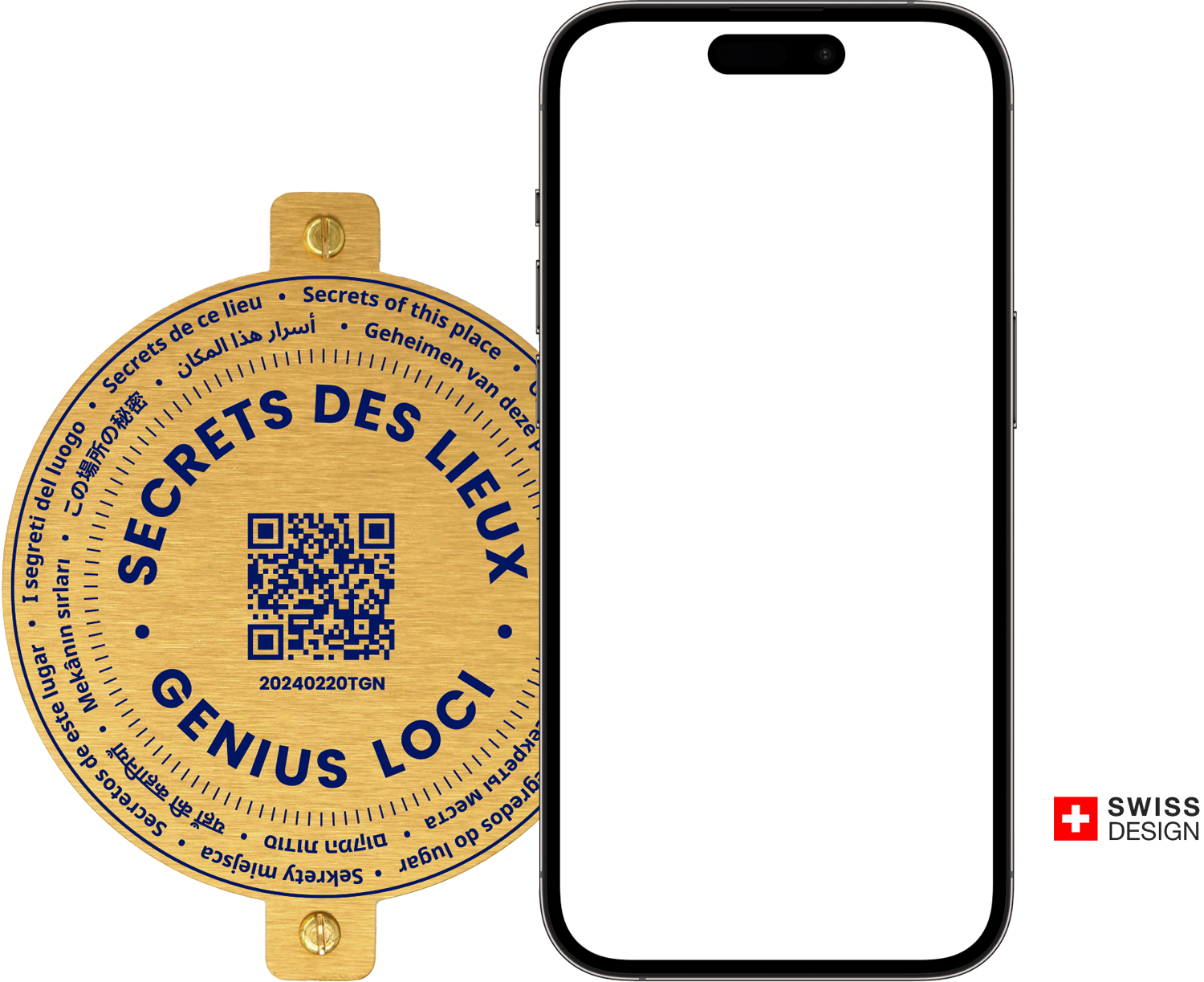 Médaille Genius Loci et vidéo sur smartphone